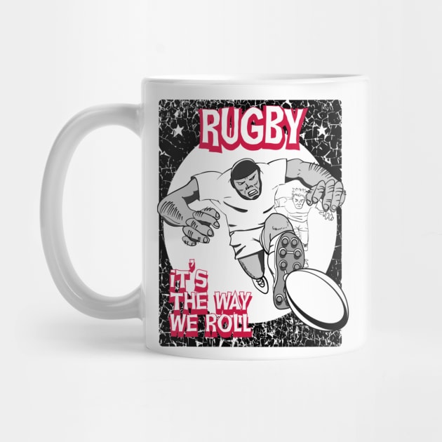 Rugby Comic Style Player 3 by atomguy